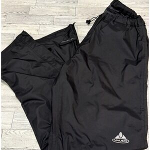 Vaude Ceplex Active Waterproof Rain Cycling Pants Lightweight Black Size SMALL